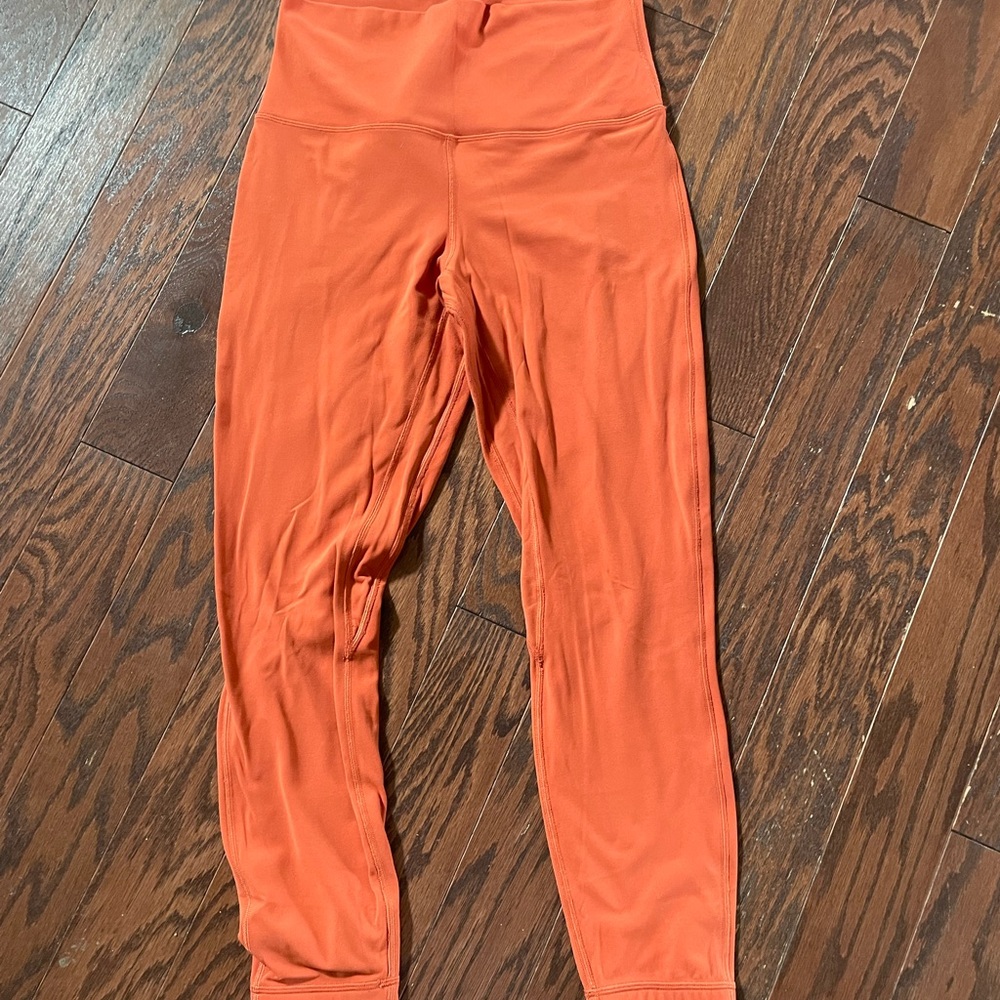 lululemon athletica Orange High-Rise Leggings